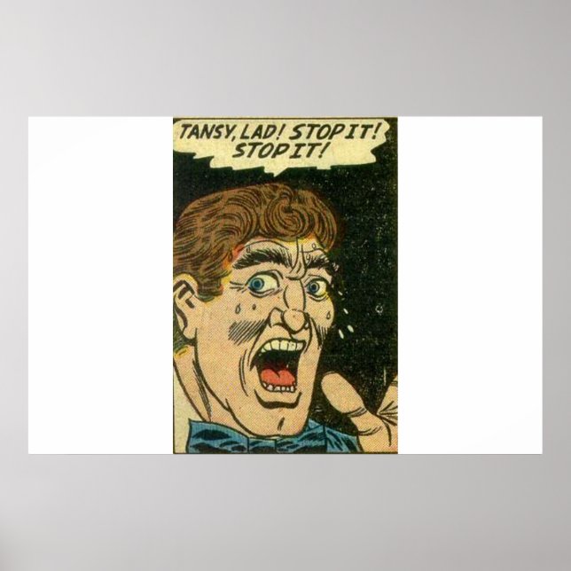 Horror Vintage Comicen | Klassisches Comic Poster (Vorne)