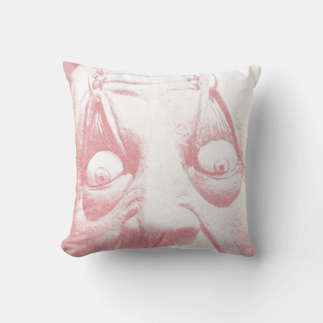 Horror Zombie Pillow Kissen (Vorderseite)