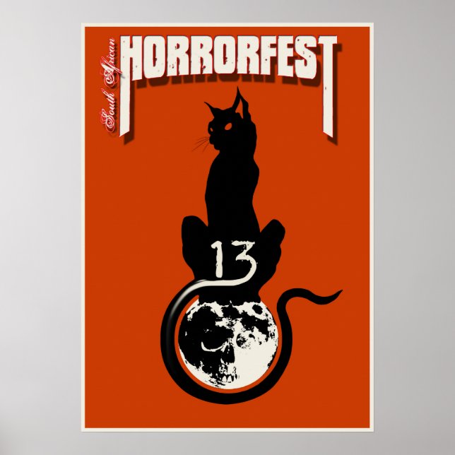 HorrorFest Lucky #13 Cat Poster (Vorne)