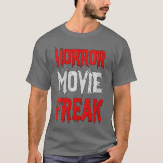 Horrorfilm-Fan-Frauen Lustiger Horrorfilm-Freak V T-Shirt