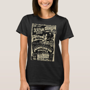 Horrorfilm-Monster Mumie Dracula Werwolf Frankenst T-Shirt
