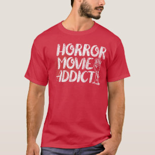 Horrorfilm-Süchtiger Horrorfilm-Fan Halloween Blo T-Shirt