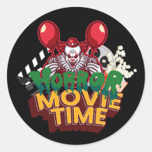 Horrorfilm-Zeit Clown-Aufkleber