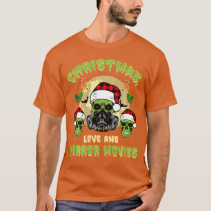 Horrorfilm Zombie Böser Weihnachtsmann Weihnachten T-Shirt