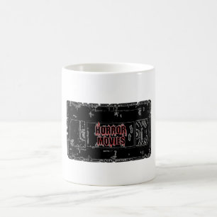 Horrorfilme -Schwarz & Rot Kaffeetasse
