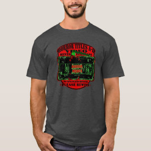 Horrorfilme -V.H.S Horror-Titel A-D Neon Grün T-Shirt