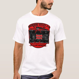 Horrorfilme -V.H.S Horror-Titel A-D Stil 2 T-Shirt