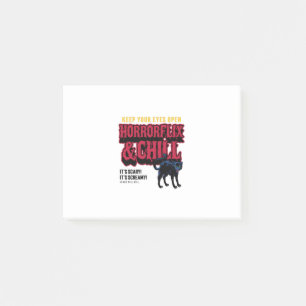 Horrorflix und Chill Post-it Klebezettel