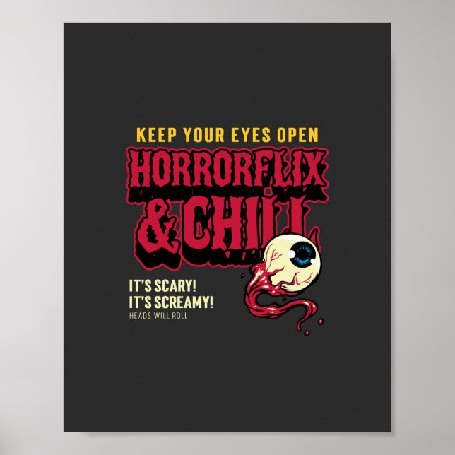 Horrorflix und Chill Poster (Vorne)