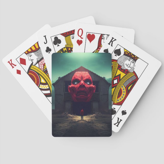 Horrorkarten Spielkarten (Rückseite)