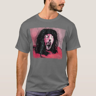 Horrorkomik-Kunst abgetrennter Kopf Gore Retro-Fil T-Shirt