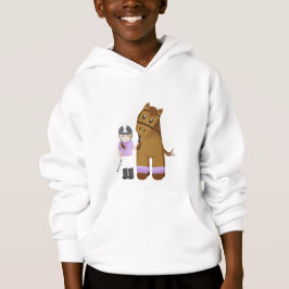 Horse and girl - Mädchen und Pferd Hoodie