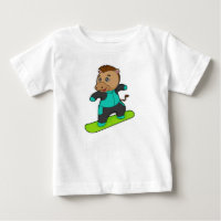 Horse as Snowboarder with Snowboard