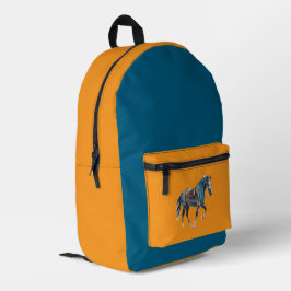 Horse Backpack/Bag Bedruckter Rucksack
