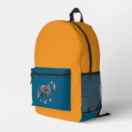 Horse Backpack/Bag Bedruckter Rucksack