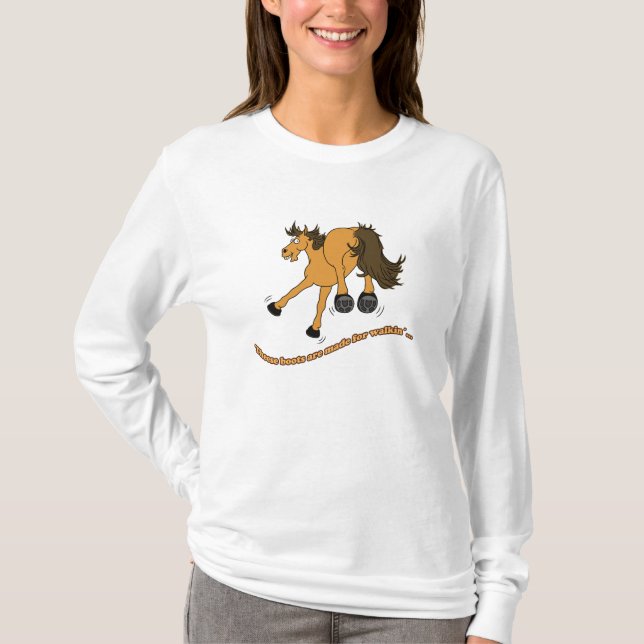 Horse boots T-Shirt (Vorderseite)