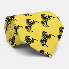 Horse Broncos Mustangs Mascot auf jeder Krawatte