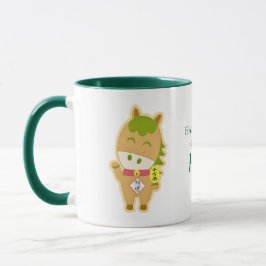 Horse Chinese New Year 2026 Lucky Green Custom Mug Tasse