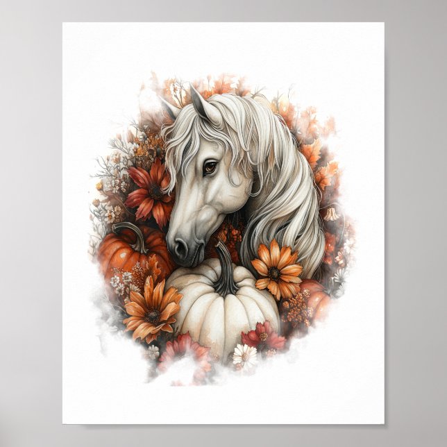 Horse Country Pumpkin Poster (Vorne)