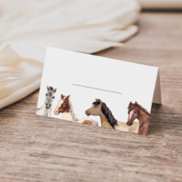 Horse Fill in Platzkarte