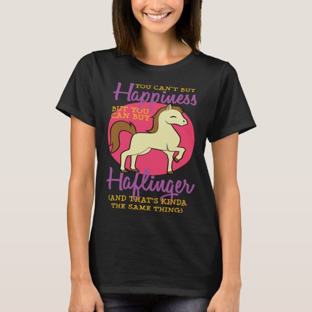 Horse Girl Horseback Riding Halfinger Lover Thorou T-Shirt (Vorderseite)