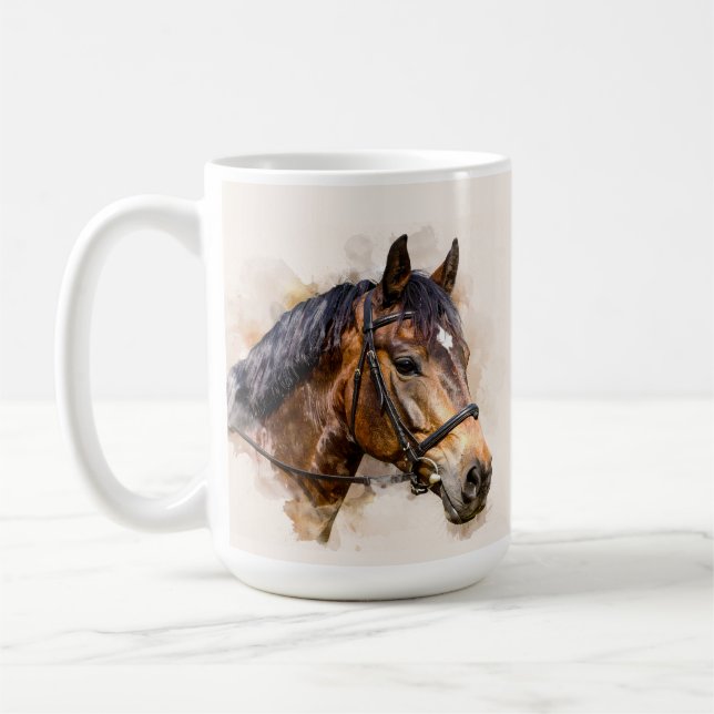 Horse Head Mug Kaffeetasse (Links)