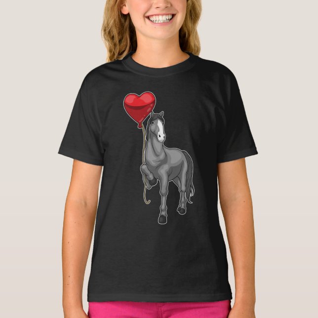 Horse Heart Balloon T-Shirt (Vorderseite)