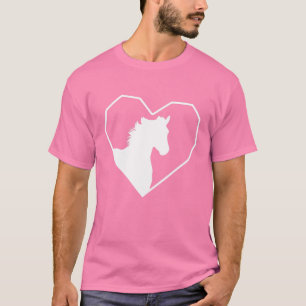 Horse Horse Reiten Lover Valentine T-Shirt