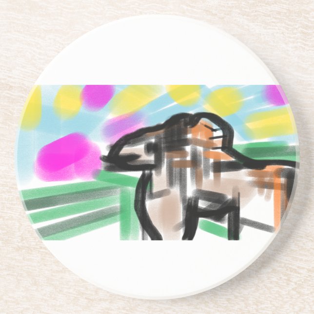 Horse joy getränkeuntersetzer (Vorne)