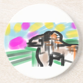 Horse joy getränkeuntersetzer