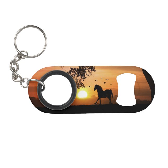 Horse Key-Chain Flasche Opener Mini Flaschenöffner (Vorderseite (Horizontal))