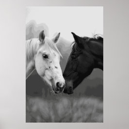 Horse Lover Friends Fotografierendes Poster