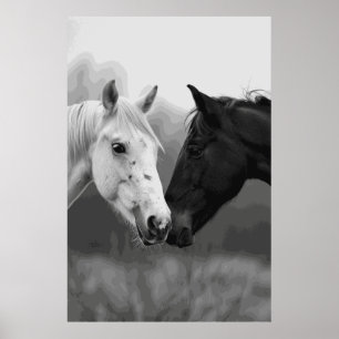 Horse Lover Friends Fotografierendes Poster
