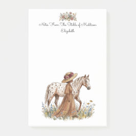 Horse Lover Gift Stationery Post-it Klebezettel