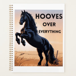 Horse Lovers Planner - Hooves Over Everything Planer