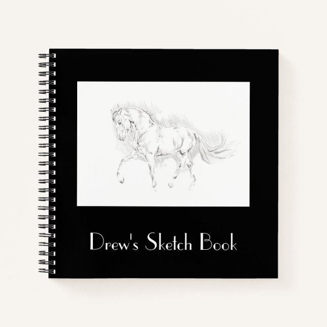 Horse Lovers SpiralNotebook Notizbuch (Vorderseite)