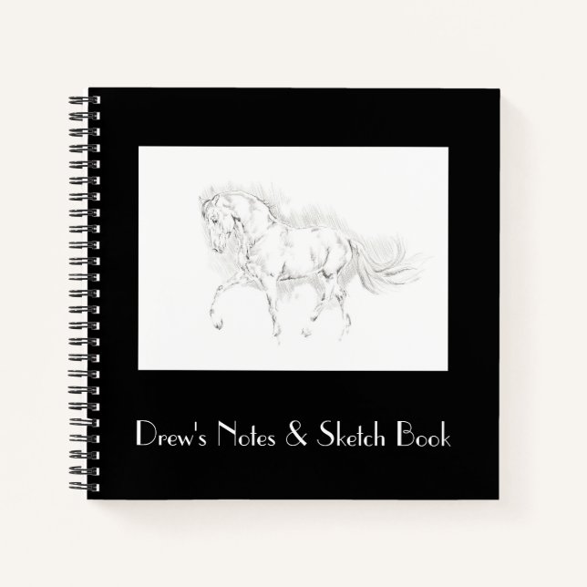 Horse Lovers SpiralNotebook Notizbuch (Vorderseite)