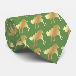 Horse Mustang Team Mascot Football Necktie Krawatte