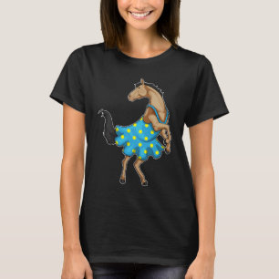 Horse Polka Dots Dress T-Shirt
