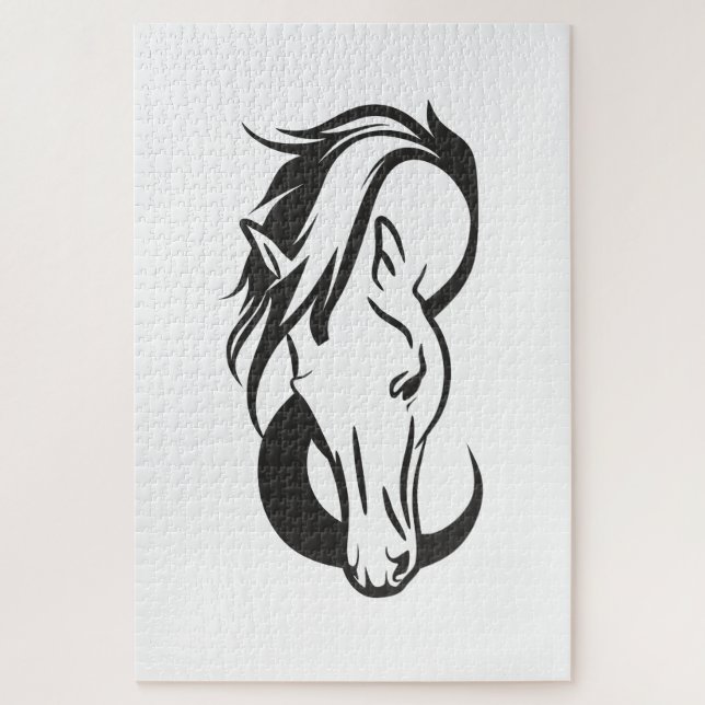  Horse portrait, Puzzle (Vertikal)