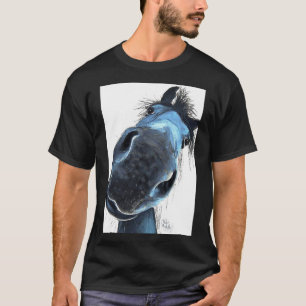 HoRSe PRiNT &x27; HaPPY BuRT &x27; BY SHiRLeY MacA T-Shirt