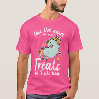 Horse Pun No More Treats Horseback Riding Girls Ch T-Shirt
