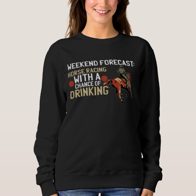 horse racing derby horse betting race horser owner sweatshirt (Vorderseite)