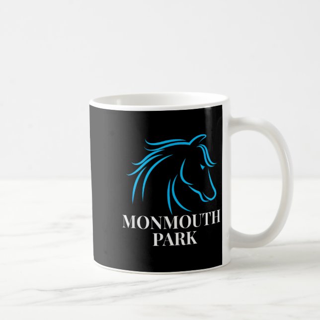 Horse Racing Monmouth Park Oceanrt New Jersey Hors Kaffeetasse (Rechts)