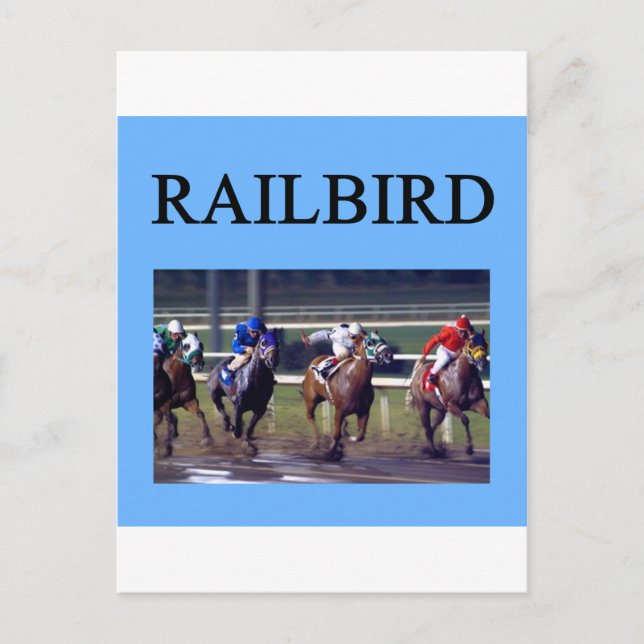 HORSE-RACing-Zugvogel Postkarte (Vorderseite)