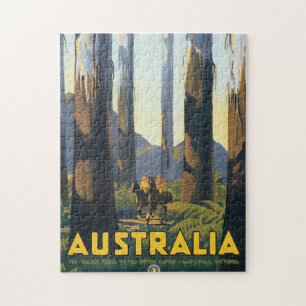 Horse Riding Australia Vintage Puzzle