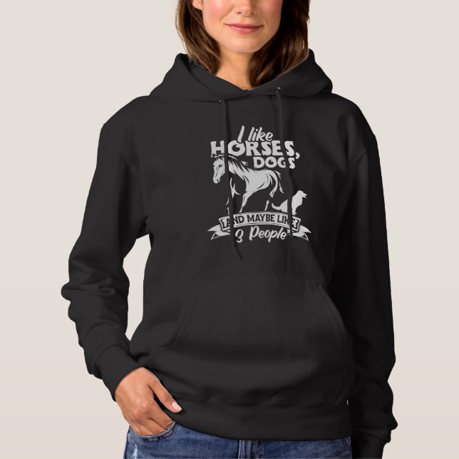 Horse Riding Owner Outfit Equestrian Horse   9 Hoodie (Vorderseite)