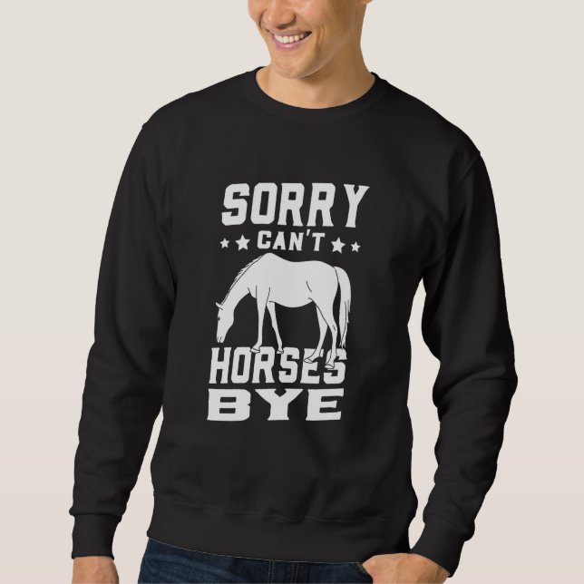 Horse Riding Owner Outfit Equestrian Horse  for Gi Sweatshirt (Vorderseite)