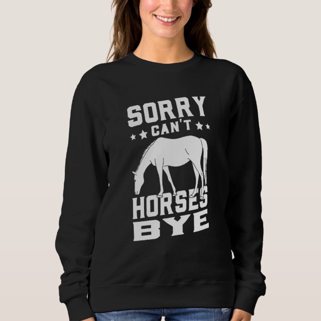 Horse Riding Owner Outfit Equestrian Horse  for Gi Sweatshirt (Vorderseite)