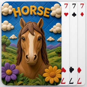 Horse Rolling Valley Modern KlayKoo Spielkarten